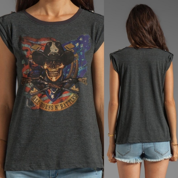 Rare spell designs all horns & rattles tee black S - Picture 5 of 16